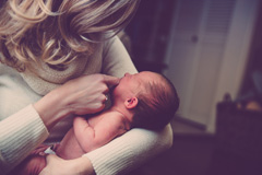 A picture of the new baby is a great gift for a post-birth shower